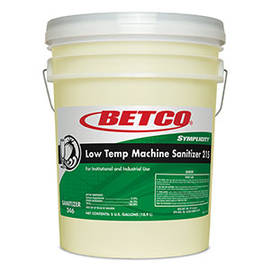 Low Temp Machine Sanitizer 215 (5 GAL Pail wFitment)