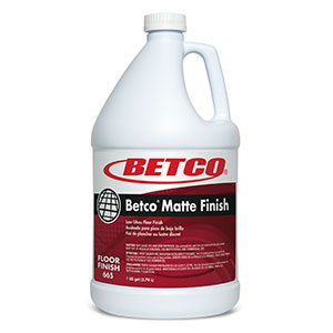 Betco Matte Floor Finish (4 - 1 GAL Bottles)